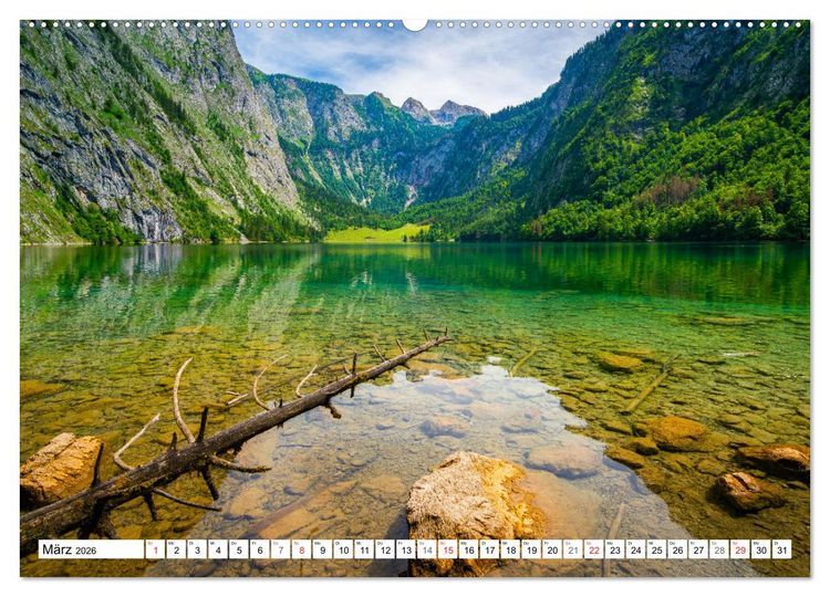 Produktbild: Ein Sommer in den Bayerischen Alpen (Wandkalender 2026 DIN A2 quer), CALVENDO Monatskalender