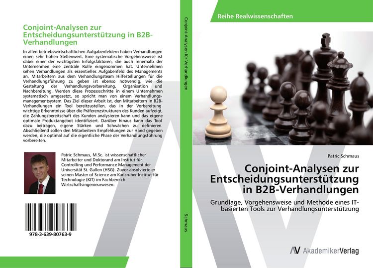 Produktbild: Conjoint-Analysen zur Entscheidungsunterst&uuml;tzung in B2B-Verhandlungen