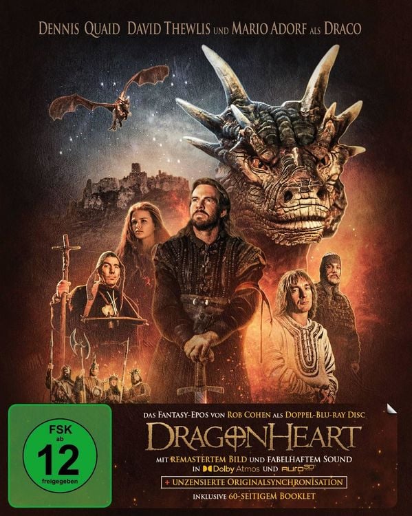 Produktbild: Dragonheart - Special Edition (Doppel-Blu-ray mit Dolby Atmos + Auro-3D) [2 BRs]