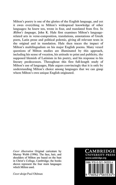 Produktbild: Milton's Languages