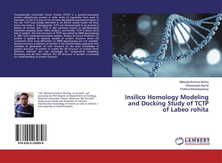 Produktbild: Insilico Homology Modeling and Docking Study of TCTP of Labeo rohita