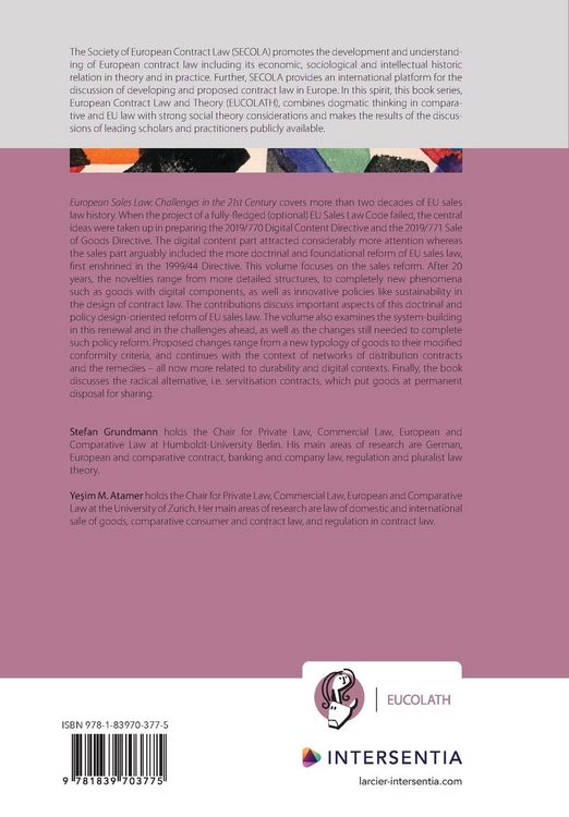 Produktbild: European Sales Law