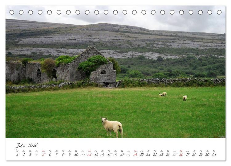 Produktbild: M&auml;rchenhaftes Irland (Tischkalender 2026 DIN A5 quer), CALVENDO Monatskalender
