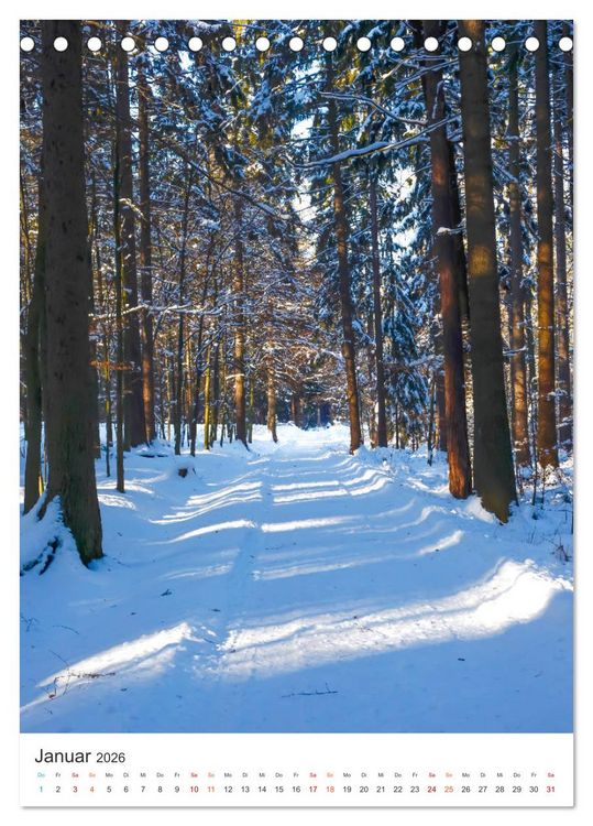 Produktbild: Herrliche Wanderwege (Tischkalender 2026 DIN A5 hoch), CALVENDO Monatskalender
