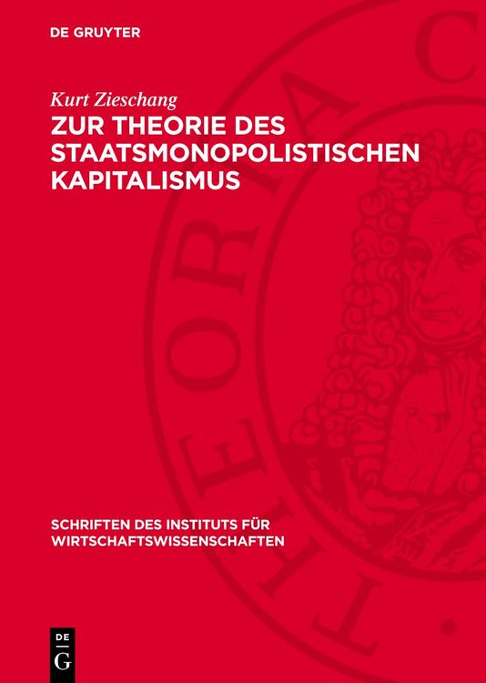 Produktbild: Zur Theorie des staatsmonopolistischen Kapitalismus
