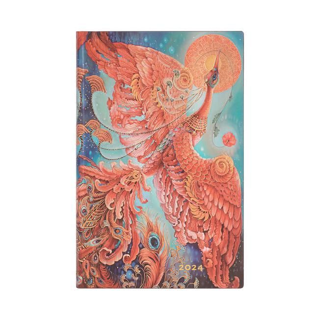 Produktbild: Paperblanks 2024 Firebird Birds of Happiness 12-Month Flexi