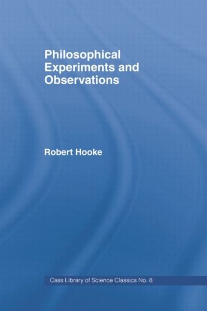 Produktbild: Hooke, R: Philosophical Experiments and Cb