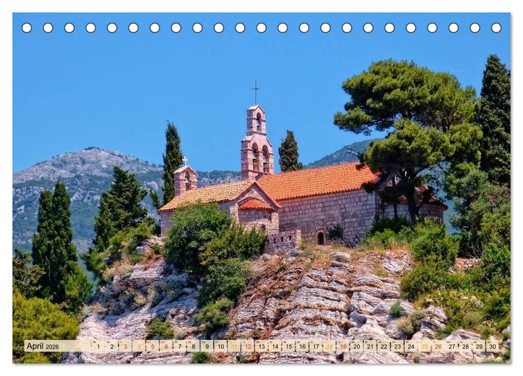 Produktbild: Reise nach Montenegro (Tischkalender 2026 DIN A5 quer), CALVENDO Monatskalender