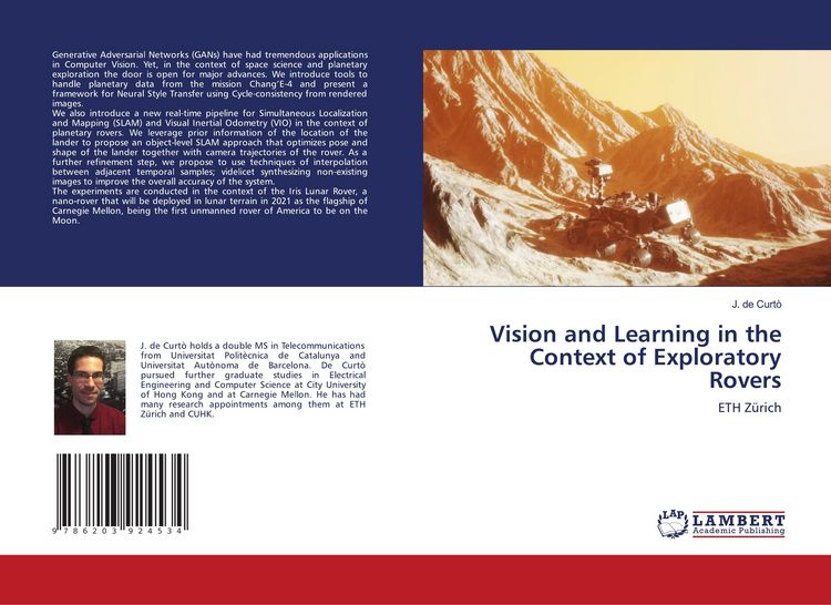 Produktbild: Vision and Learning in the Context of Exploratory Rovers