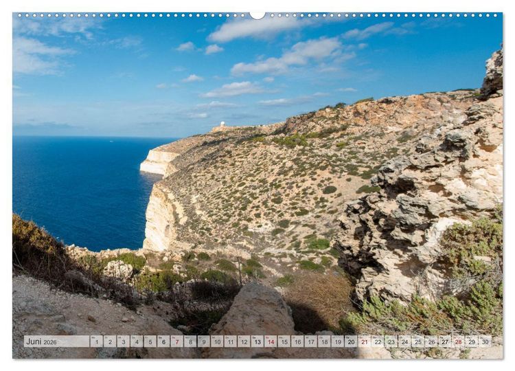 Produktbild: Malta - Wo Geschichte lebendig ist (Wandkalender 2026 DIN A2 quer), CALVENDO Monatskalender