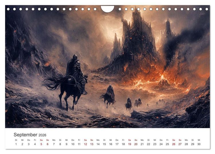 Produktbild: Das Reich der fl&uuml;sternden Schatten (Wandkalender 2026 DIN A4 quer), CALVENDO Monatskalender