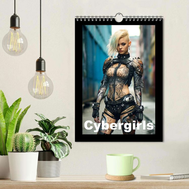 Produktbild: Cybergirls (Wandkalender 2026 DIN A4 hoch), CALVENDO Monatskalender