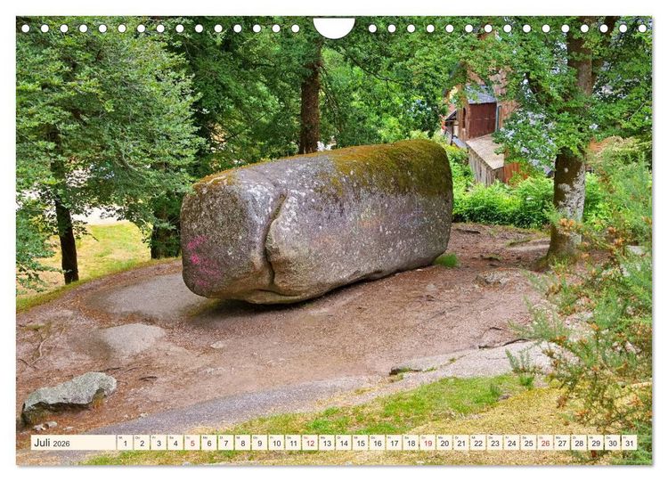 Produktbild: Huelgoat - Sagenumwobener M&auml;rchenwald in der Bretagne (Wandkalender 2026 DIN A4 quer), CALVENDO Monatskalender