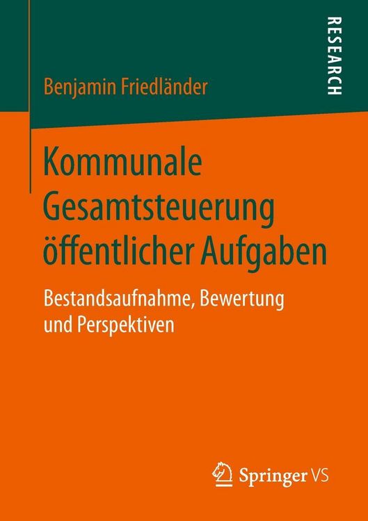Produktbild: Kommunale Gesamtsteuerung &ouml;ffentlicher Aufgaben