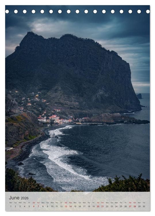 Produktbild: The Flower Island Madeira (Desk Calendar 2026 DIN A5 portrait), CALVENDO 12 Month DeskCalendar