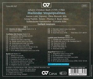 Produktbild: Jenemann/S&uuml;ddeutscher Kammerchor/Concert: Mail&auml;nder Vesperps