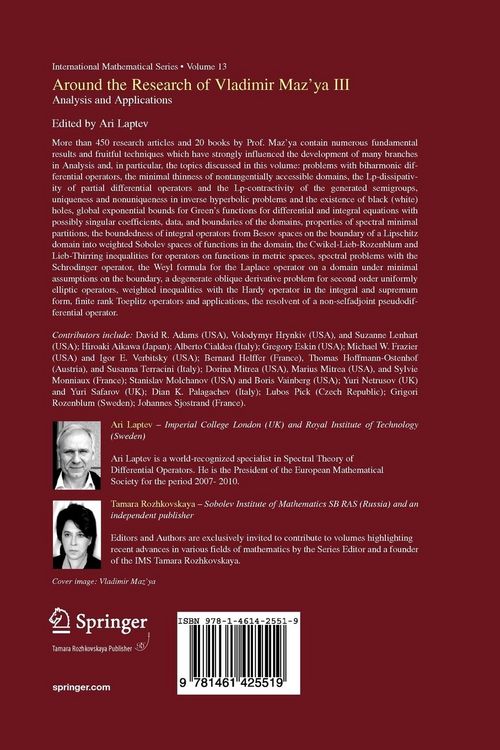 Produktbild: Around the Research of Vladimir Maz'ya III