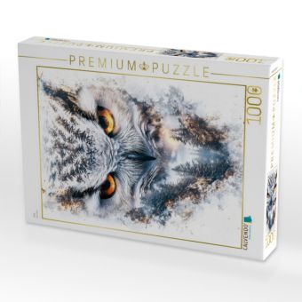 Produktbild: CALVENDO Puzzle Eule | 1000 Teile Lege-Gr&ouml;&szlig;e 64x48cm Foto-Puzzle f&uuml;r gl&uuml;ckliche Stunden