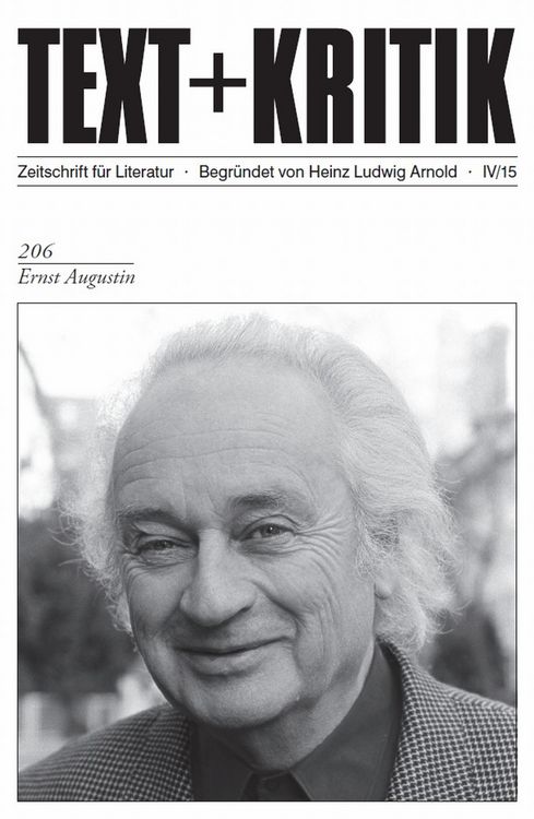 Produktbild: TEXT+KRITIK 206 - Ernst Augustin