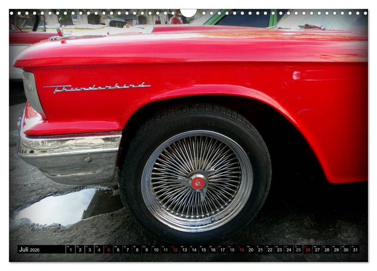 Produktbild: Auto-Legenden: FORD THUNDERBIRD (Wandkalender 2026 DIN A3 quer), CALVENDO Monatskalender