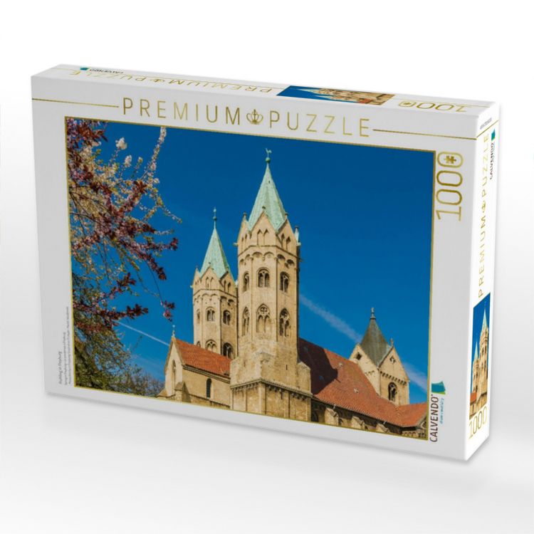 Produktbild: CALVENDO Puzzle Fr&uuml;hling in Freyburg | 1000 Teile Lege-Gr&ouml;&szlig;e 64x48cm Foto-Puzzle f&uuml;r gl&uuml;ckliche Stunden