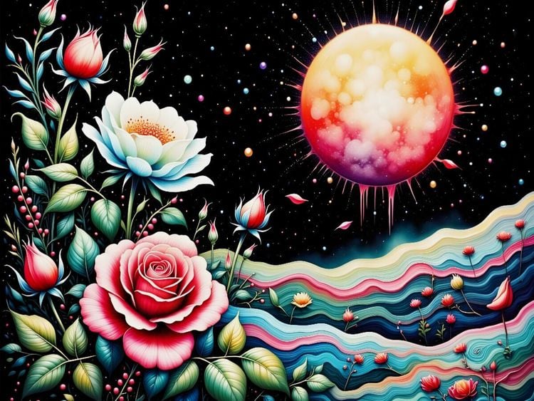 Produktbild: CALVENDO Puzzle Bl&uuml;tenschimmer | 1000 Teile Lege-Gr&ouml;&szlig;e 64x48cm Foto-Puzzle f&uuml;r gl&uuml;ckliche Stunden