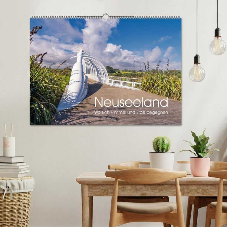 Produktbild: Neuseeland - Wo sich Himmel und Erde begegnen (Wandkalender 2026 DIN A2 quer), CALVENDO Monatskalender