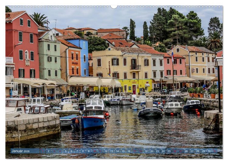 Produktbild: Inselwelt Cres & Losinj (hochwertiger Premium Wandkalender 2026 DIN A2 quer), Kunstdruck in Hochglanz