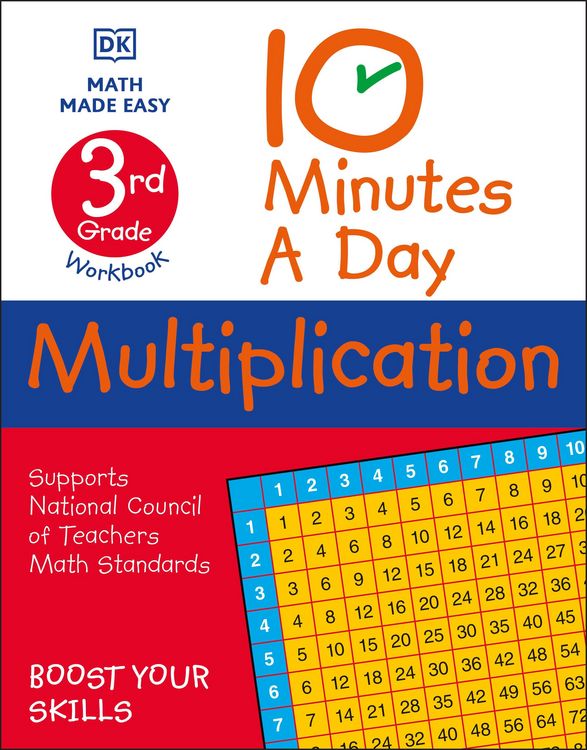 Produktbild: 10 Minutes a Day Multiplication, 3rd Grade