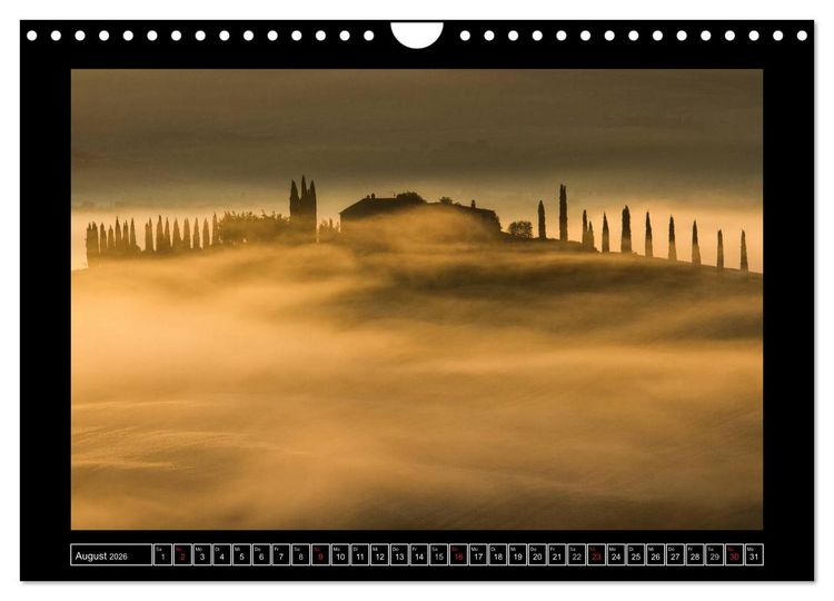 Produktbild: Toskana - Die Magie des Val d'Orcia (Wandkalender 2026 DIN A4 quer), CALVENDO Monatskalender