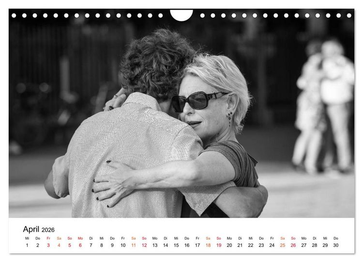 Produktbild: Tango Argentino - Paare beim Tanz auf &ouml;ffentlichen Pl&auml;tzen (Wandkalender 2026 DIN A4 quer), CALVENDO Monatskalender