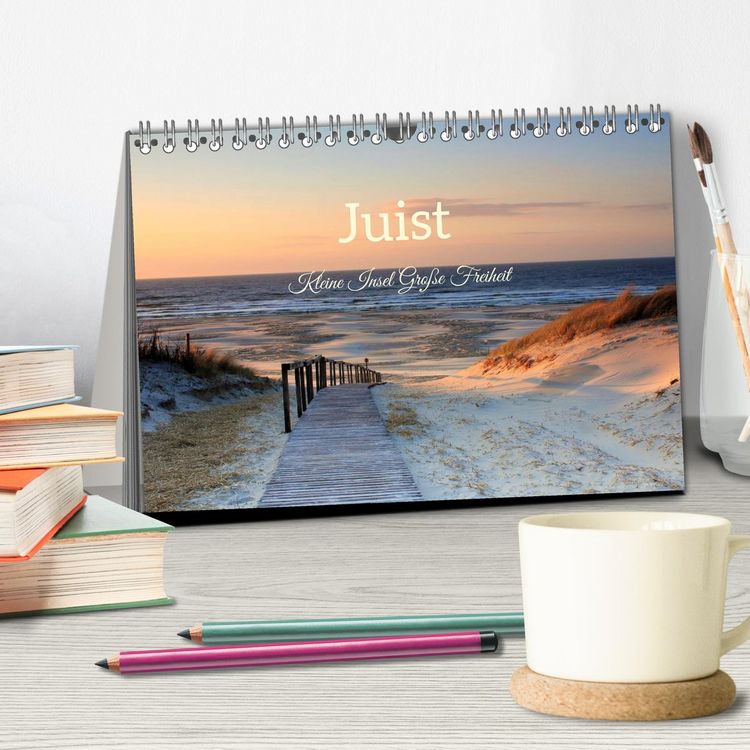 Produktbild: Juist - Kleine Insel, Gro&szlig;e Freiheit (Tischkalender 2026 DIN A5 quer), CALVENDO Monatskalender