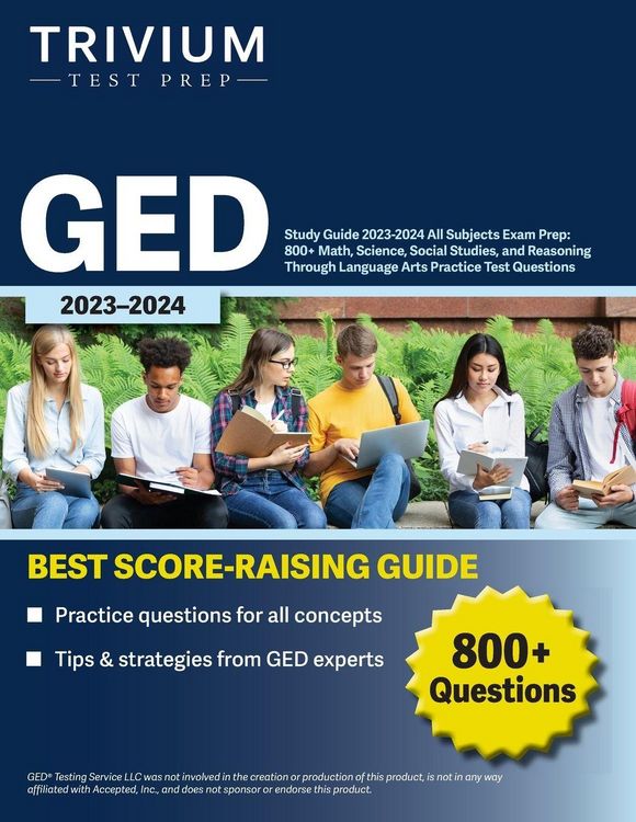 Produktbild: GED Study Guide 2023-2024 All Subjects Exam Prep