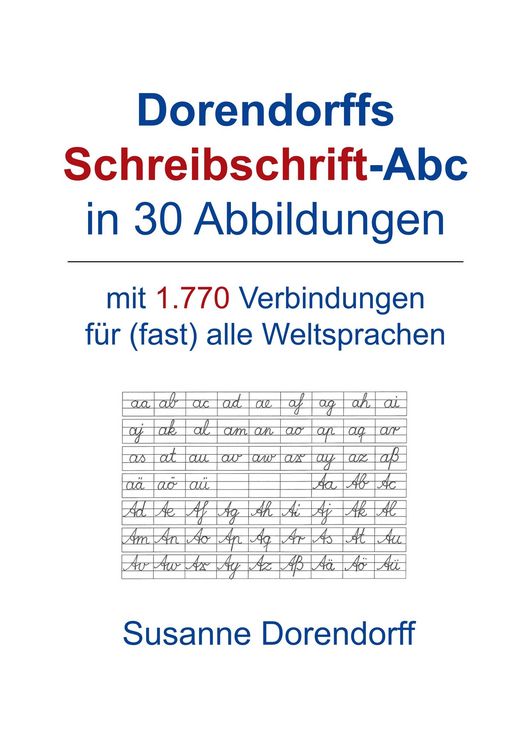 Produktbild: Dorendorffs Schreibschrift-Abc in 30 Abbildungen