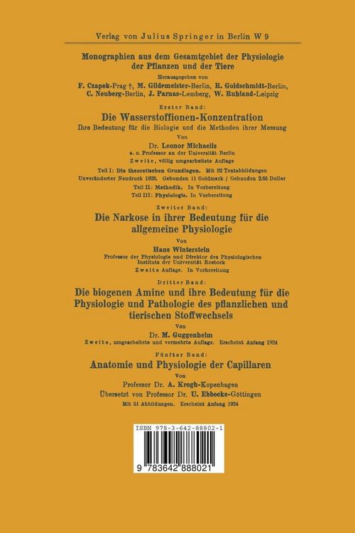 Produktbild: Elektrophysiologie der Pflanzen