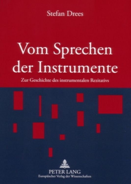 Produktbild: Vom Sprechen der Instrumente