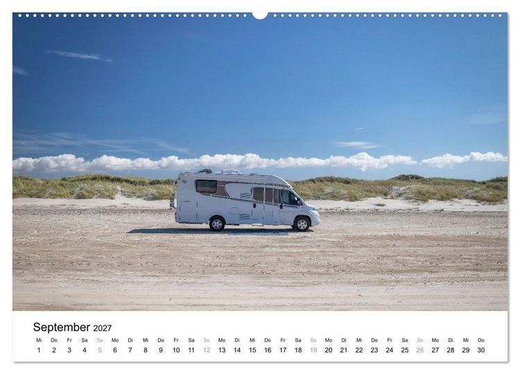 Produktbild: D&auml;nemark - Mit dem Wohnmobil durch J&uuml;tland (Wandkalender 2027 DIN A2 quer), CALVENDO Monatskalender