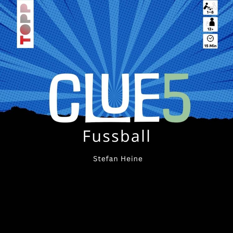 Produktbild: CLUE5 #Fu&szlig;ball. 5 Hinweise, nur eine L&ouml;sung. Das Trend-Quiz f&uuml;r deine Tasche