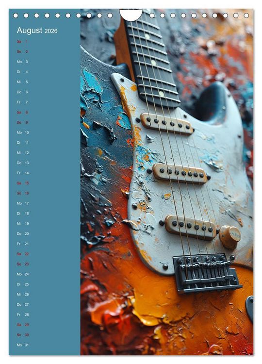 Produktbild: Strings & Dreams: Ein Jahr musikalischer Inspiration (Wandkalender 2026 DIN A4 hoch), CALVENDO Monatskalender