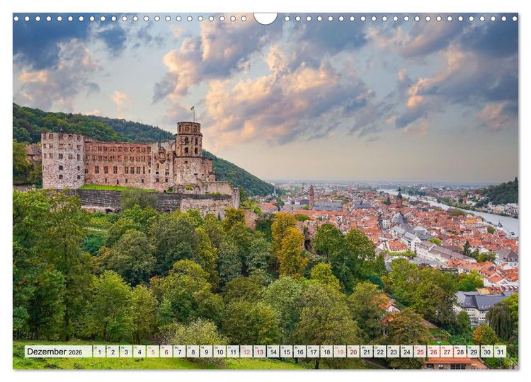 Produktbild: Heidelberg Impressionen (Wandkalender 2026 DIN A3 quer), CALVENDO Monatskalender