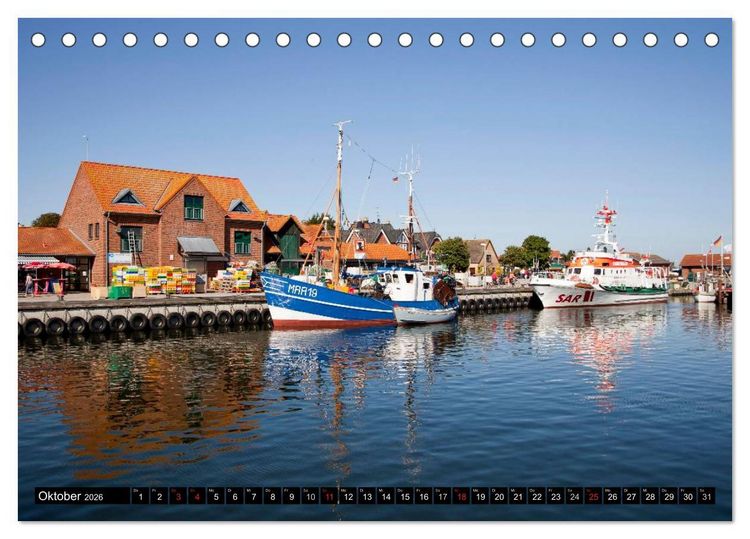 Produktbild: Schleswig-Holstein (Tischkalender 2026 DIN A5 quer), CALVENDO Monatskalender