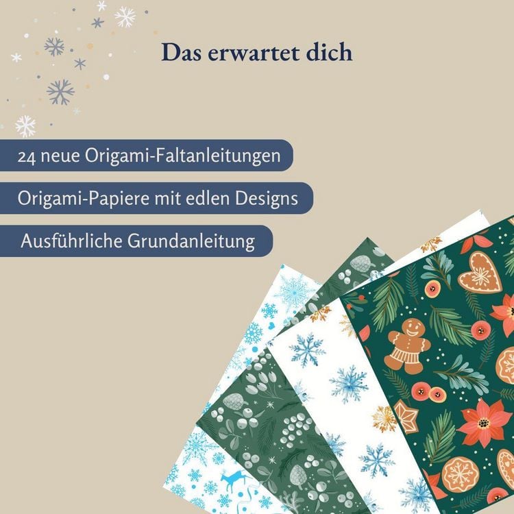 Produktbild: Winterzauber. Origami-Adventskalender.