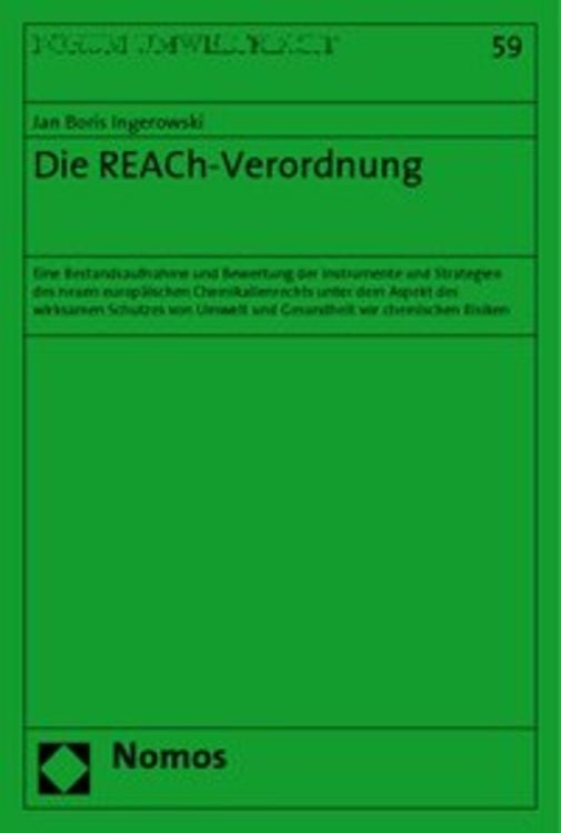 Produktbild: Die REACh-Verordnung