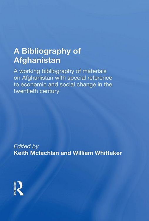 Produktbild: A Bibliography Of Afghanistan