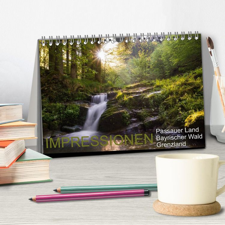 Produktbild: Impressionen Passauer Land, Bayrischer Wald, Grenzland (Tischkalender 2026 DIN A5 quer), CALVENDO Monatskalender
