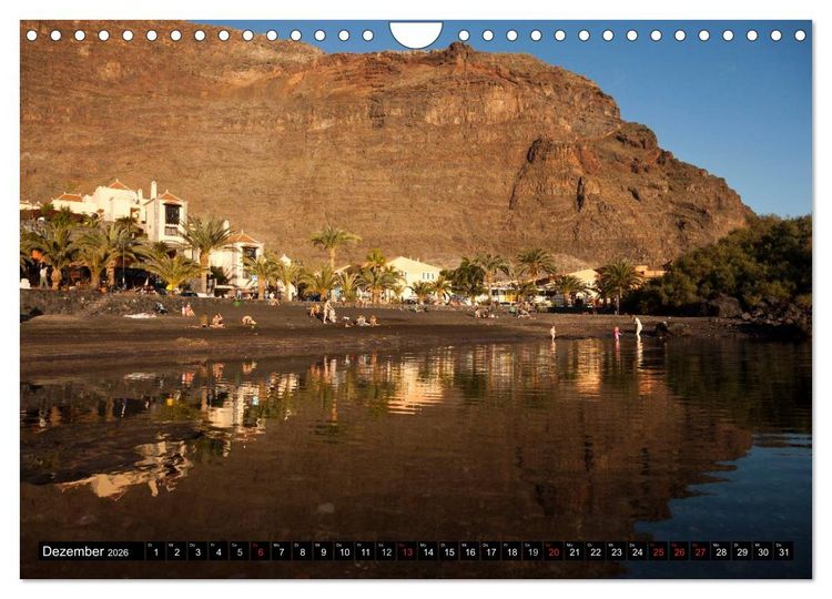 Produktbild: La Gomera - Valle Gran Rey (Wandkalender 2026 DIN A4 quer), CALVENDO Monatskalender
