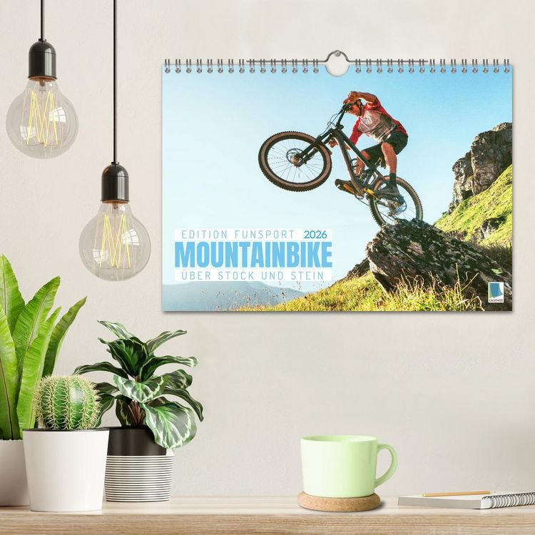 Produktbild: Mountainbike - &Uuml;ber Stock und Stein: Edition Funsport (Wandkalender 2026 DIN A4 quer), CALVENDO Monatskalender