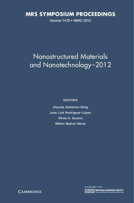 Produktbild: Nanostructured Materials and Nanotechnology-2012