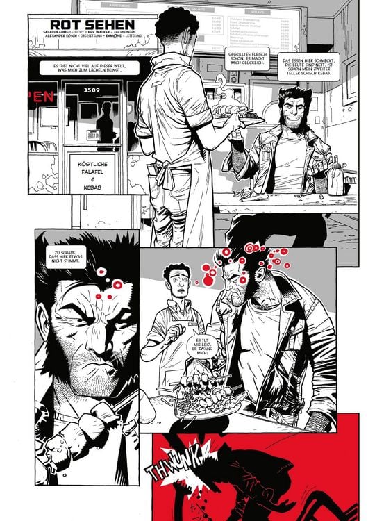 Produktbild: Wolverine: Schwarz, Wei&szlig; & Blut
