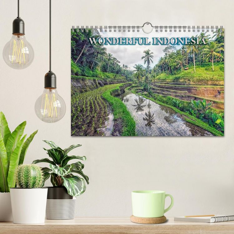 Produktbild: Wonderful Indonesia (Wall Calendar 2026 DIN A4 landscape), CALVENDO 12 Month Wall Calendar